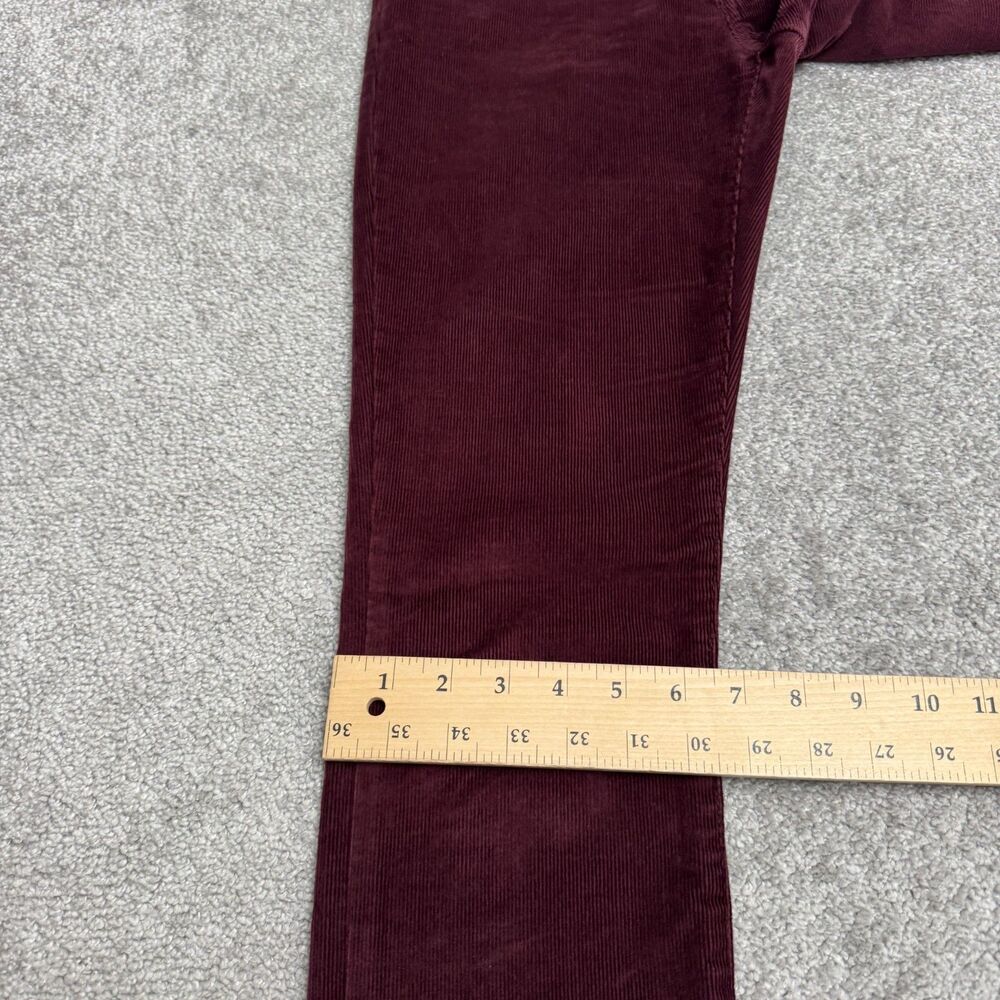 Banana Republic WE Skinny Cord Stretch Corduroy Pants Womens 26 Burgundy Casual - Picture 12 of 15